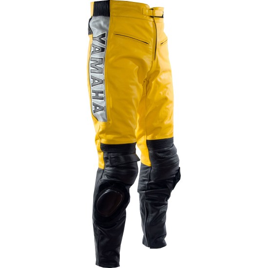 Yamaha Yellow Street Bike Rep Leather 