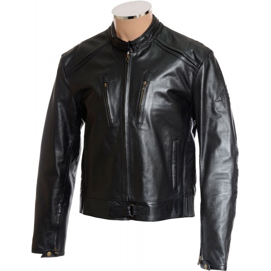 RTX English Cafe Racer Leather Biker Jacket RTX English Cafe Racer Leather Biker Jacket