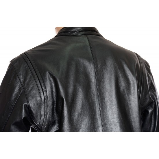 RTX English Cafe Racer Leather Biker Jacket RTX English Cafe Racer Leather Biker Jacket