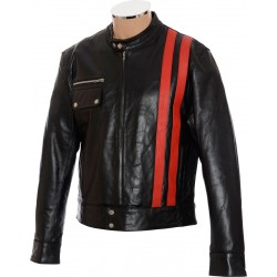 Victor Frankenstein Leather Biker Jacket