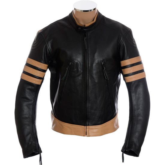 LOGAN Wolverine XMEN Black Leather Jacket LOGAN Wolverine XMEN Black Leather Jacket