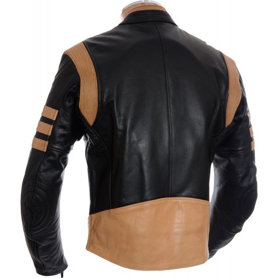 LOGAN Wolverine XMEN Black Leather Jacket LOGAN Wolverine XMEN Black Leather Jacket