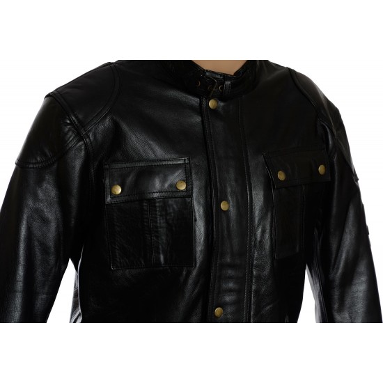 SALE - Roadmaster Pure Leather Biker Jacket