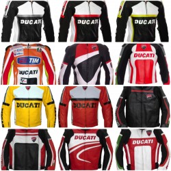 Custom Built DUCATI Leather Motorbike Jacket