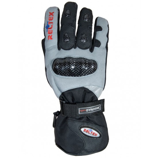 Hydro Dynamic Grey Thermal Warm Motorcycle Gloves