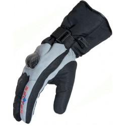 Hydro Dynamic Grey Thermal Warm Motorcycle Gloves