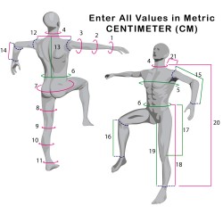 Custom Be-Spoke Suit Jacket Or Trouser Sizing Service